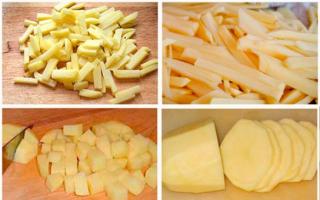 Как правильно нарезать картошку волной