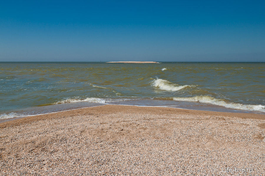 Должанская коса Азовское море закат