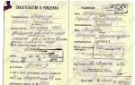 Apostille auf einer Geburtsurkunde in Moskau